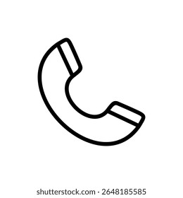 Símbolo de ícone de chamada para aplicativos e sites. sinal e símbolo de telefone. ícone de telefone. entre em contato conosco 