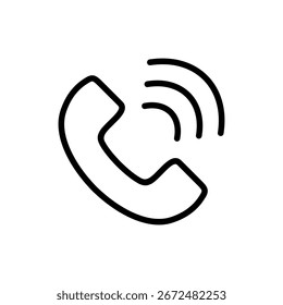 Anrufsymbol für Apps und Websites. Telefonzeichen und -symbol. Telefonsymbol. Kontakt 