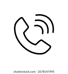 Call icon symbol for apps and websites. telephone sign and symbol. phone icon. contact us 