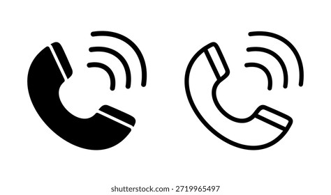 Call icon symbol for apps and websites. telephone sign and symbol. phone icon. contact us 
