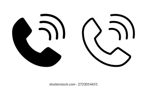 Anrufsymbol für Apps und Websites. Telefonzeichen und -symbol. Telefonsymbol. Kontakt 