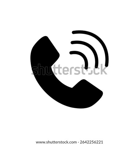 Call icon symbol for apps and websites. telephone sign and symbol. phone icon. contact us 