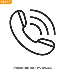 plantilla de símbolo de icono de llamada para la ilustración vectorial de la colección de diseño gráfico y web