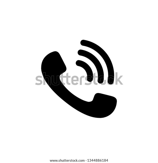 Call Icon Symbol Vector Stock Vector (Royalty Free) 1344886184