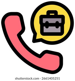 Símbolo de icono de llamada. Ilustración vectorial.