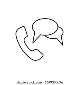 Símbolo de icono de llamada vector. Vector de símbolos de icono de correo. símbolo del sitio web Equipo y vector móvil