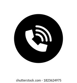 Call icon symbol vector on white background
