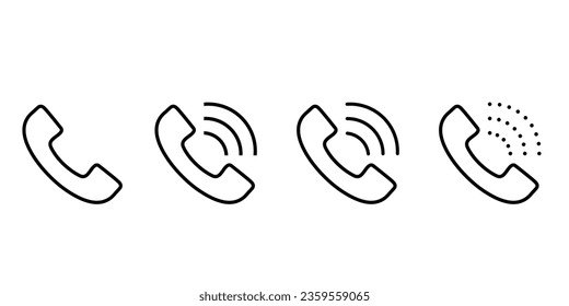Call icon symbol vector. Telephone sign and symbol. Phone icon. Contact us symbol