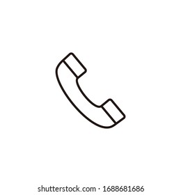 Call icon symbol vector. telepone vector icon