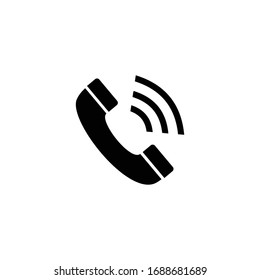 Call icon symbol vector. telepone vector icon
