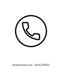 Call icon symbol vector. icon for web site Computer and mobile vector.