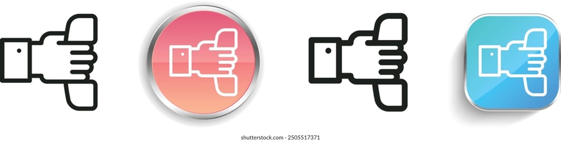 call icon. Thin Linear, Regular and Button Style Design Isolated On White Background