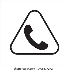 Call icon in trendy flat style isolated. Call icon page symbol for your web site design Call icon logo, app, UI. Call icon Vector illustration,