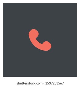 Call icon in trendy flat style isolated on grey background. Call icon page symbol for your web site design Call icon logo, app, UI. Call icon Vector illustration, EPS10.