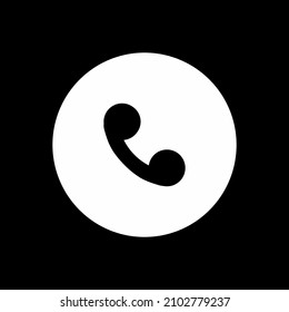Icono de llamada en estilo plano de moda aislado en fondo gris. Símbolo de página de icono de llamada para el diseño del sitio web Icono de llamada, aplicación, interfaz de usuario. Icono de llamada de la ilustración del vector, EPS10.