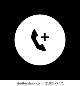Call icon in trendy flat style isolated on gray background. Call icon page symbol for your website design Call icon logo, app, UI. Vector illustration call icon, EPS10.