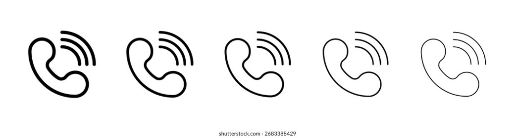 Call icon Vector Art Illustration