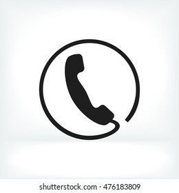 call icon, vector best flat icon, EPS