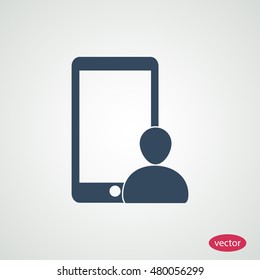 call icon, vector best flat icon, EPS