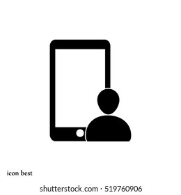 call icon, vector best flat icon, EPS