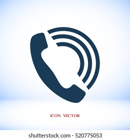 call icon, vector best flat icon, EPS