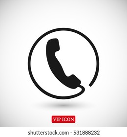 call icon, vector best flat icon, EPS