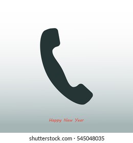 call icon, vector best flat icon, EPS