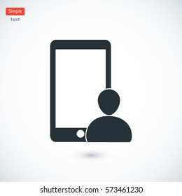 call icon, vector best flat icon, EPS