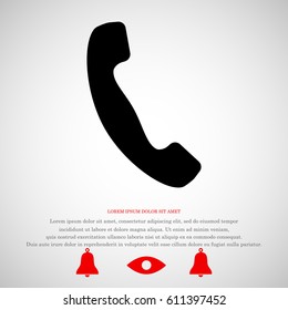 call icon, vector best flat icon, EPS