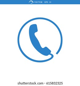 call icon, vector best flat icon, EPS