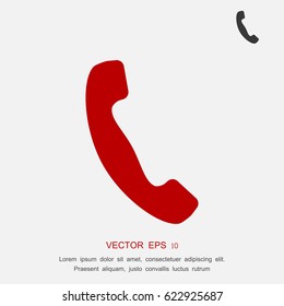 call icon, vector best flat icon, EPS