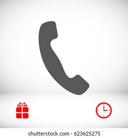 call icon, vector best flat icon, EPS