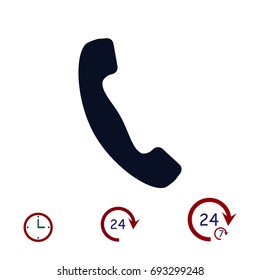 call icon, vector best flat icon, EPS