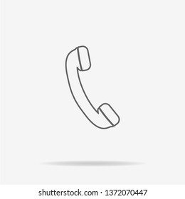 Call icon. Vector concept illustration for design.