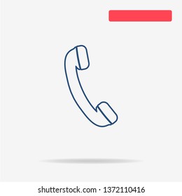 Call icon. Vector concept illustration for design.