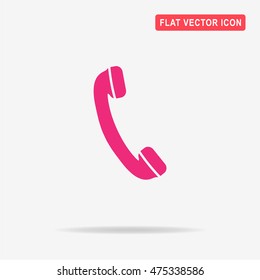 Call icon. Vector concept illustration for design.