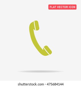 Call icon. Vector concept illustration for design.