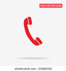 Call icon. Vector concept illustration for design.