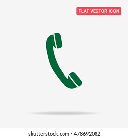 Call icon. Vector concept illustration for design.