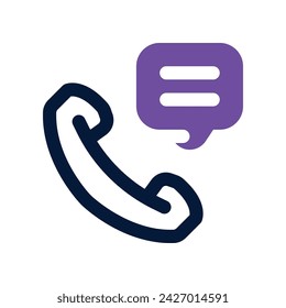 Call-Icon. Vektor-Doppelton-Icon für Ihre Website, Handy, Präsentation und Logo-Design.
