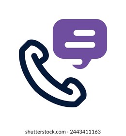 icono de llamada. icono de tono dual vectorial para su sitio web, móvil, presentación y diseño de logotipo.