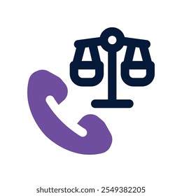 call icon. vector dual tone icon for your website, mobile, presentation, and logo design.