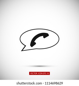 call icon, Vector EPS 10 illustration style