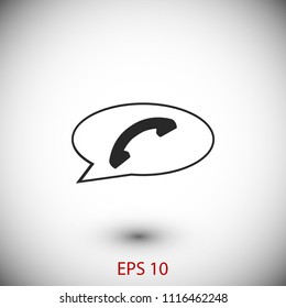 call icon, Vector EPS 10 illustration style