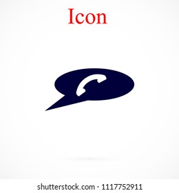 call icon vector, Vector EPS 10 illustration style