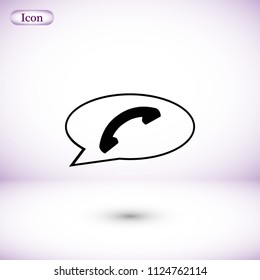 call icon, Vector EPS 10 illustration style