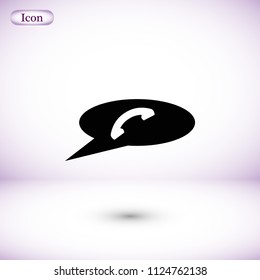 call icon vector, Vector EPS 10 illustration style