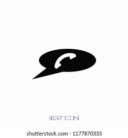 call icon vector, Vector EPS 10 illustration style