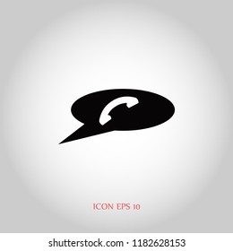 call icon vector, Vector EPS 10 illustration style
