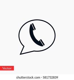 call icon, Vector EPS 10 illustration style